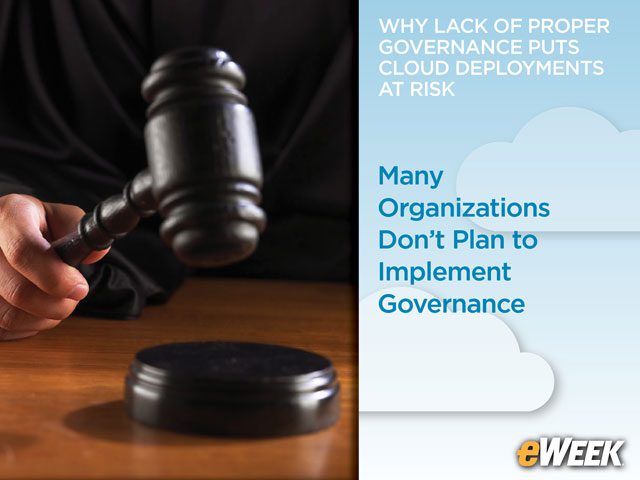 Many Organizations Don't Plan to Implement Governance
